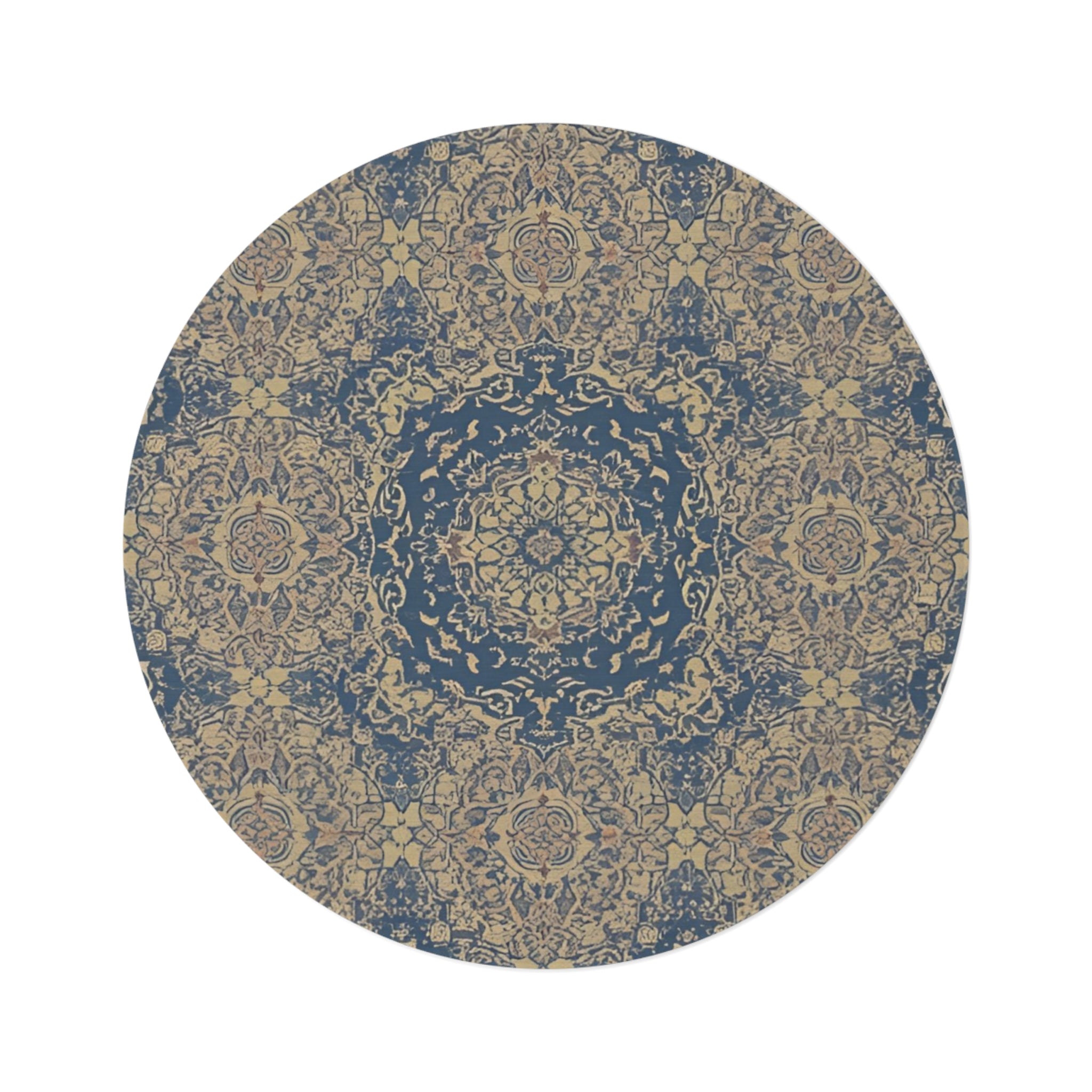 Bohemian Round Rug Vintage Area Rug For Living Room Decor - Rosetta Creative Boutique